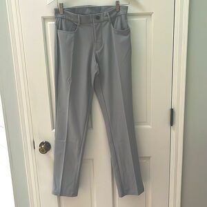 NWT Mens Tech Hybrid Active 28 x 32L slim 4 way stretch pant grey performance